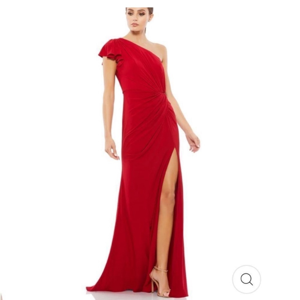 NWT $350 MAC DUGGAL RED EVENING GOWN HOLIDAYS 🎄